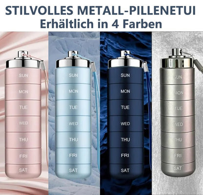 🔥Reise-Pillenbox aus Metall
