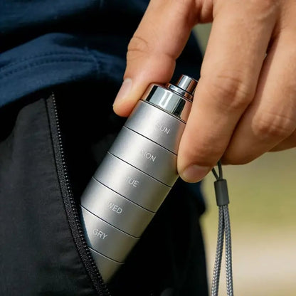 🔥Reise-Pillenbox aus Metall