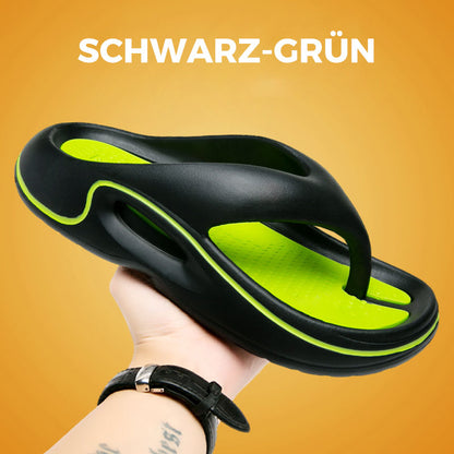 Bequeme Sommer-Flip-Flops mit dicken Sohlen