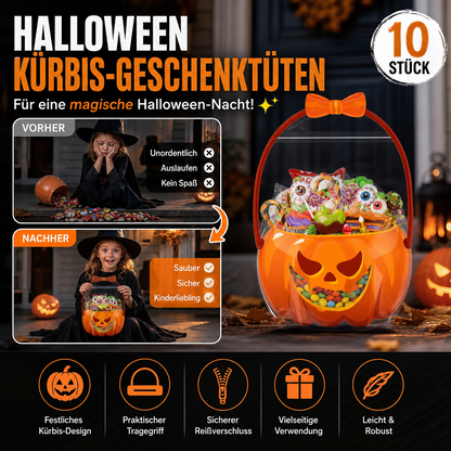 💥🎃 Süßes‑oder‑Saures‑Süßigkeitentüten | Halloween‑Geschenktüten 10‑Teile‑Set