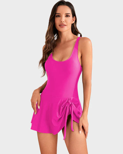 👙 Last Day Sale 50 % RABATT 💃 Damen-Einteiler mit Bauchkontrolle und Bindeknoten