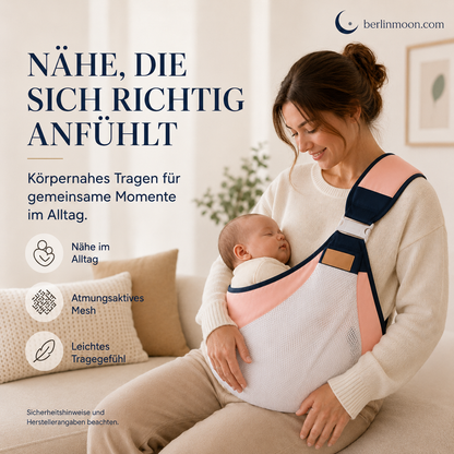 👶💛 JETZT 50 % RABATT! 4-in-1-Trage mit atmungsaktivem Mesh – 0–36 Monate, vorne und hinten – nah am Kind, die Hände frei ✨