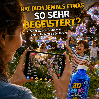 Fantastische Seifenblasenmaschine 🫧 Erzeuge magische, bunte Seifenblasen und genieße stundenlangen Spaß!