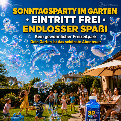 Fantastische Seifenblasenmaschine 🫧 Erzeuge magische, bunte Seifenblasen und genieße stundenlangen Spaß!
