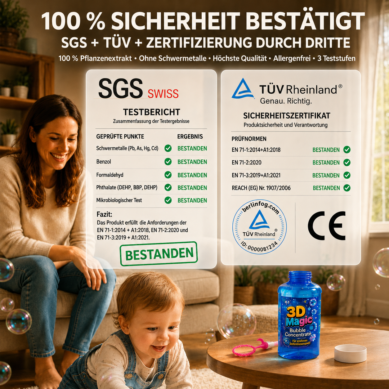 Fantastische Seifenblasenmaschine 🫧 Erzeuge magische, bunte Seifenblasen und genieße stundenlangen Spaß!