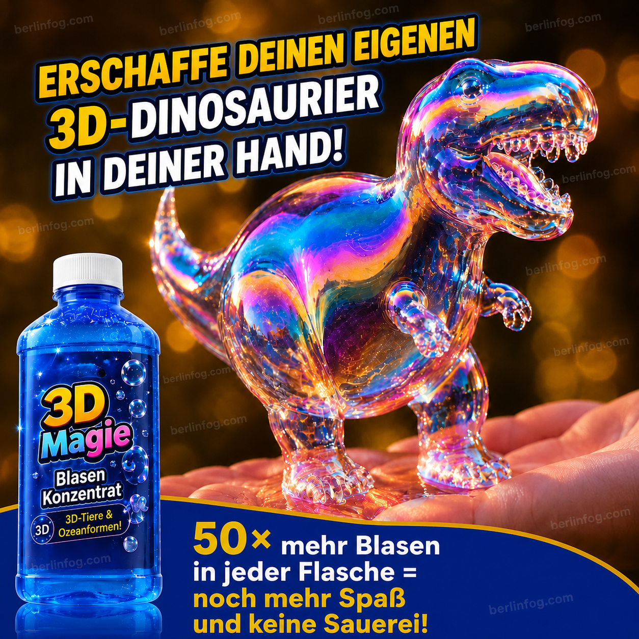 Fantastische Seifenblasenmaschine 🫧 Erzeuge magische, bunte Seifenblasen und genieße stundenlangen Spaß!
