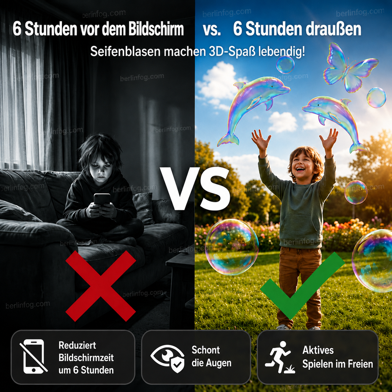 Fantastische Seifenblasenmaschine 🫧 Erzeuge magische, bunte Seifenblasen und genieße stundenlangen Spaß!