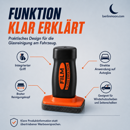 🚗✨ Ölreiniger für Autofenster – Streifenfreie Reinigung, kratzfest und einfach in der Anwendung für makellose Scheiben 💦🔧