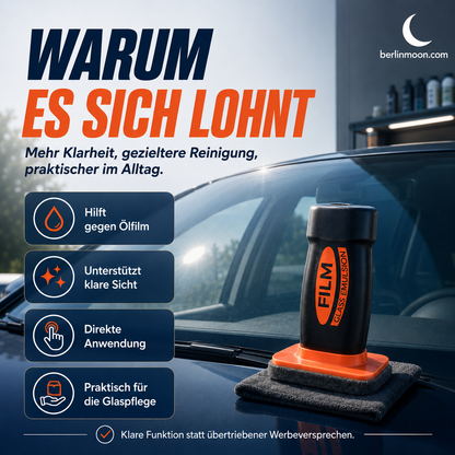 🚗✨ Ölreiniger für Autofenster – Streifenfreie Reinigung, kratzfest und einfach in der Anwendung für makellose Scheiben 💦🔧