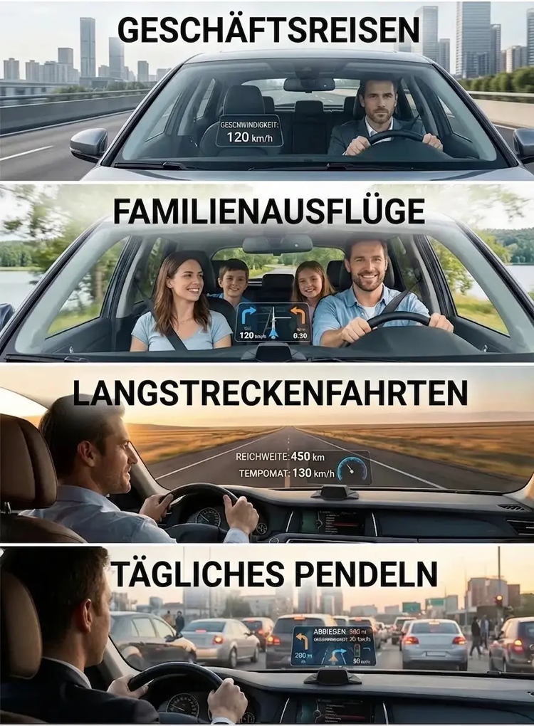 Bleiben Sie sicher unterwegs – Echtzeit-Geschwindigkeitsanzeige direkt auf Ihrer Windschutzscheibe! Nie mehr Bußgelder – Präzise Geschwindigkeitswarnungen für Ihre entspannte Fahrt!