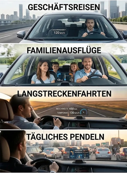 Bleiben Sie sicher unterwegs – Echtzeit-Geschwindigkeitsanzeige direkt auf Ihrer Windschutzscheibe! Nie mehr Bußgelder – Präzise Geschwindigkeitswarnungen für Ihre entspannte Fahrt!