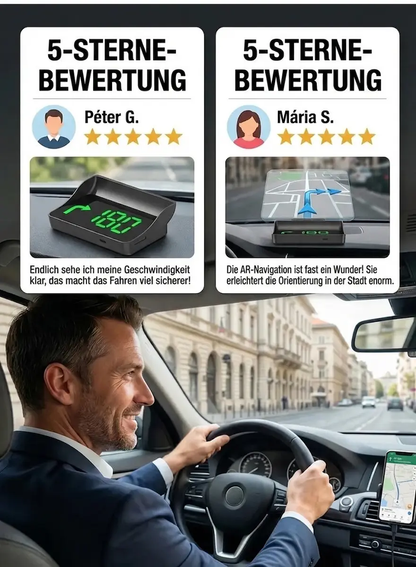 Bleiben Sie sicher unterwegs – Echtzeit-Geschwindigkeitsanzeige direkt auf Ihrer Windschutzscheibe! Nie mehr Bußgelder – Präzise Geschwindigkeitswarnungen für Ihre entspannte Fahrt!