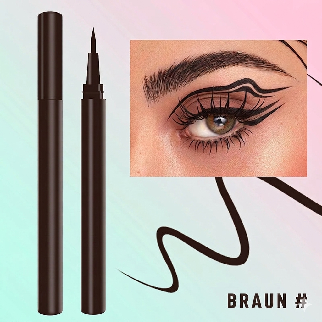 Wasserfester Flüssig-Eyeliner-Stift