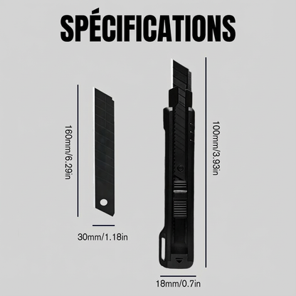 Couteau utilitaire robuste et tranchant