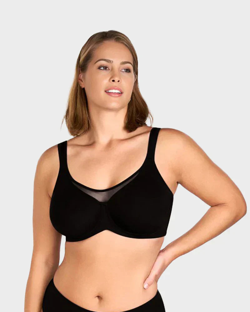 🏆 Letzter Tag Sonderpreis 14,99 €! 💐 Eleganter, blickdichter Vollschalen-BH für große Größen