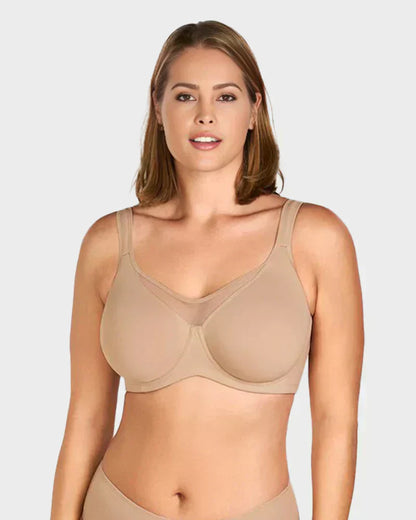 🏆 Letzter Tag Sonderpreis 14,99 €! 💐 Eleganter, blickdichter Vollschalen-BH für große Größen