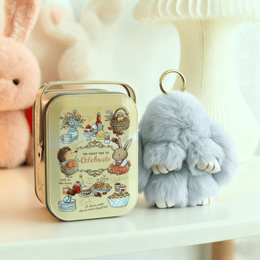 🏆 BEGRENZTES SONDERANGEBOT – 49 % RABATT 🐰 Handgemachte weiche Häschen-Pompon-Anhänger