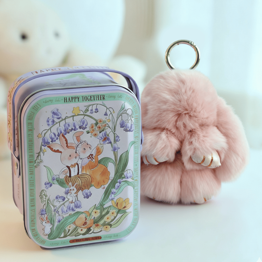 🏆 BEGRENZTES SONDERANGEBOT – 49 % RABATT 🐰 Handgemachte weiche Häschen-Pompon-Anhänger