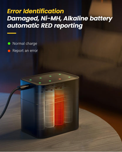 📢✨HOT SALE 50% Rabatt🔋Lithium-Ionen-Batterie mit integriertem Ladegerät💡Überladungsschutz
