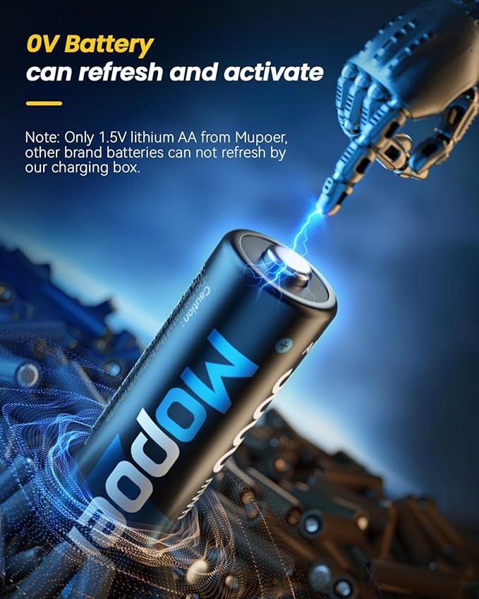 📢✨HOT SALE 50% Rabatt🔋Lithium-Ionen-Batterie mit integriertem Ladegerät💡Überladungsschutz