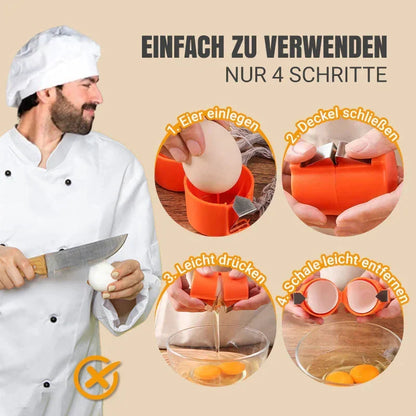 ❄️Sommerfrische 50 % Rabatt!👩‍🍳Semiautomatischer Rührbesen aus Edelstahl – Handbetriebener Eierschläger ohne Batterien für Eier, Sahne, Saucen & Kaffee