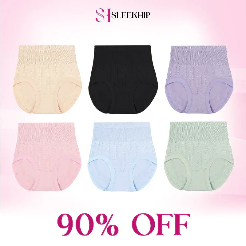 💥Jahresendausverkauf – 70 % Rabatt 💞 Auslaufsichere, hoch taillierte, bauchformende, poformende Unterhosen🎁