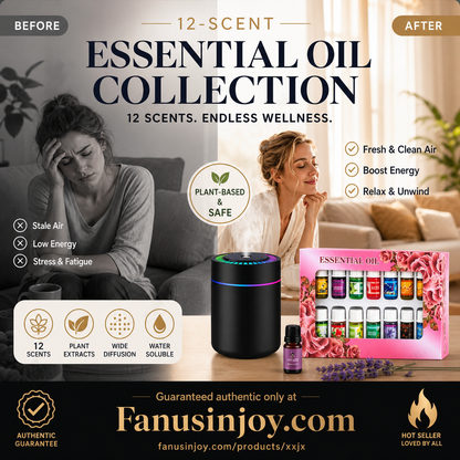 🎁12er-Pack wasserlöslicher ätherischer Öle🔥Nur für kurze Zeit 50 % Rabatt! 🌺Der frische Duft hebt die Stimmung! 🌷