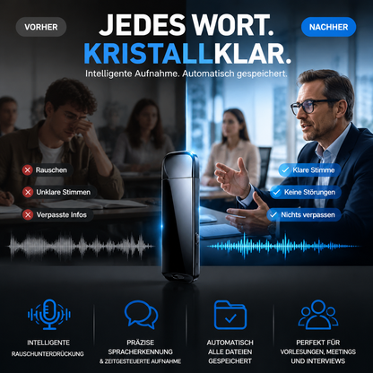 2-in-1 USB-Sprachaufnehmer