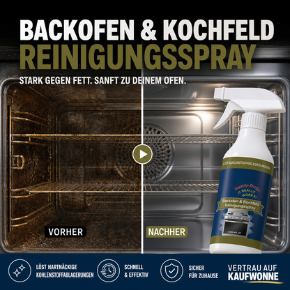 📢📢50 % Rabatt!!🎁✨ Hochwirksames Reinigungsspray für Backöfen und Kochfelder