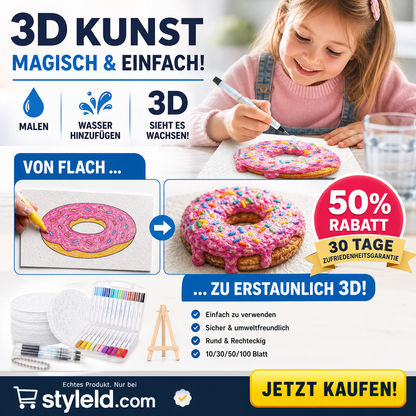 🎄Weihnachtsverkauf 49% Rabatt ✨Schaumstruktur-Malpapier 🎁Kaufe 3 zahle nur 2 & Kostenloser Versand