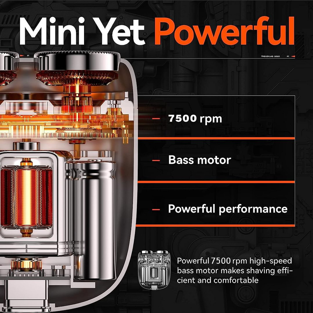 2024 Neu verbesserter, per USB wiederaufladbarer Minirasierer für Herren