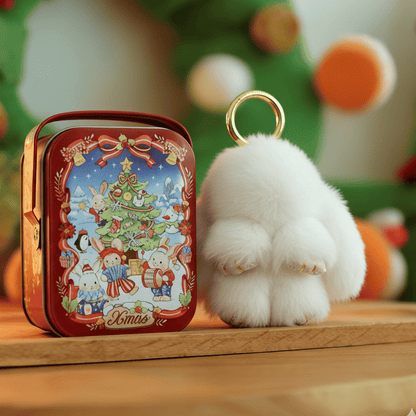🏆 BEGRENZTES SONDERANGEBOT – 49 % RABATT 🐰 Handgemachte weiche Häschen-Pompon-Anhänger