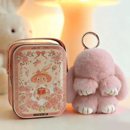 🏆 BEGRENZTES SONDERANGEBOT – 49 % RABATT 🐰 Handgemachte weiche Häschen-Pompon-Anhänger