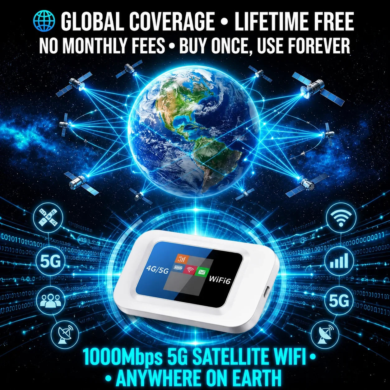 🥳HEISSER VERKAUF 2026🥳💞ÜBER 50.000 VERKAUFT!📶🌐 Mobiler Hotspot – Tragbares WLAN, überall volle Netzabdeckung. Kein Vertrag, keine Einrichtung. Bleiben Sie auch unterwegs immer in Verbindung! 📱✨