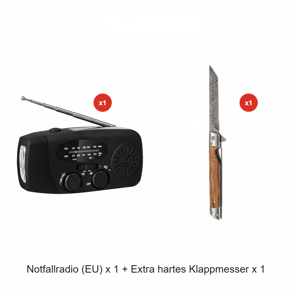 📻⚡【60% Rabatt】Solar-Kurbel Notfallradio – Mit Powerbank, Wetteralarm, USB & 7 Tage Akku. Wasserdicht & robust für Outdoor/Krise. 🌞🔋 Jetzt unschlagbares Angebot sichern!