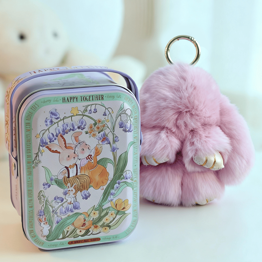 🏆 BEGRENZTES SONDERANGEBOT – 49 % RABATT 🐰 Handgemachte weiche Häschen-Pompon-Anhänger