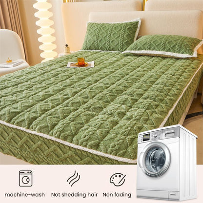 ⏳ Letzter Tag: 50 % auf das gesamte Sortiment!❄️🛌Wärmendes Flanell-Spannbetttuch - Aus weichem Baumwoll-Flanell mit hoher Taschenhöhe & rutschfesten Gummizügen für Komfort zu jeder Jahreszeit