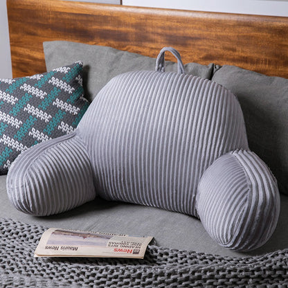 🛋️💤 50 % RABATT! Nie wieder Kissenstapel, die durchhängen! Dieses Lesekissen mit Rückenstütze, Nackenstütze und Armlehnen stützt dich wirklich – samtweich, waschbar und überall einsetzbar!