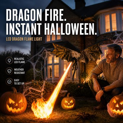 🐉🔥 NUR FÜR BEGRENZTE ZEIT 50 % RABATT! Drachenflammen-Dekoration – realistischer Flammeneffekt, PLA-Seidenfaden – ein Must-Have für die Halloween-Dekoration! Bei Bestellung von 2 oder mehr Artikeln gibt es einen Rabatt 🎃🌙✨