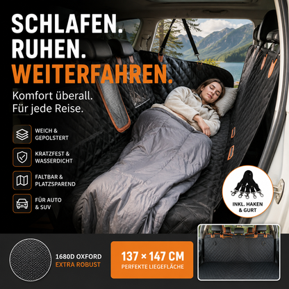 🚗 Gefaltete Schlafmatte für den Autorücksitz – Reise-Highlight