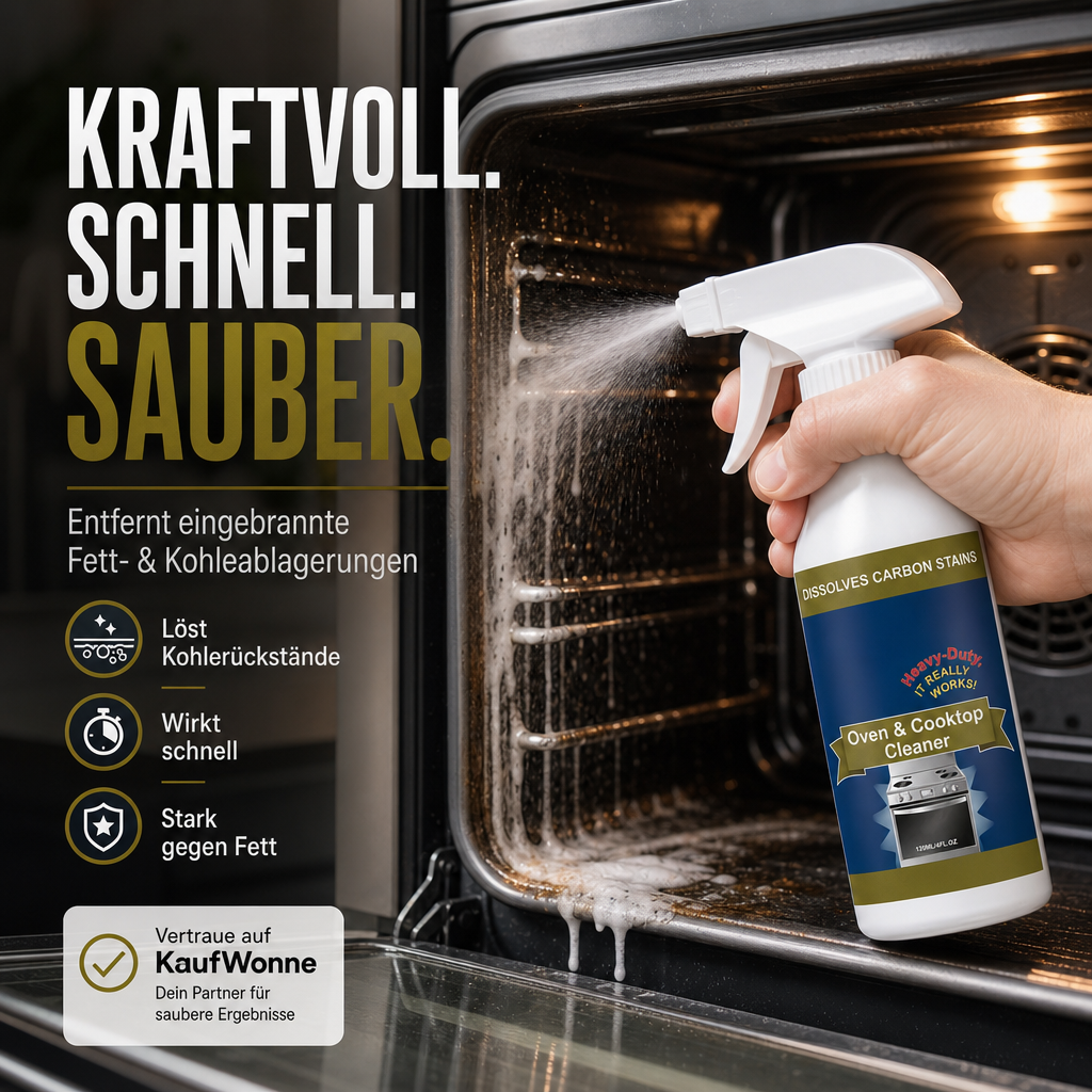 📢📢50 % Rabatt!!🎁✨ Hochwirksames Reinigungsspray für Backöfen und Kochfelder