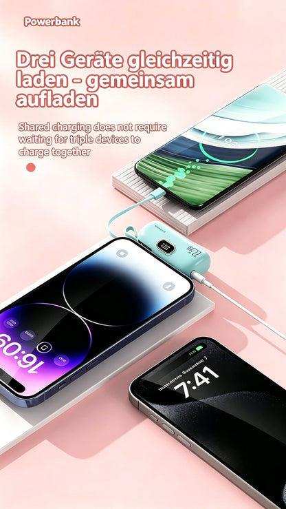 🥳💞 Über 50.000 Stück verkauft!⚡🔋📱Mini-Powerbank 5000mAh – Tragbar, Schnellladung & Perfekt für Unterwegs ✨