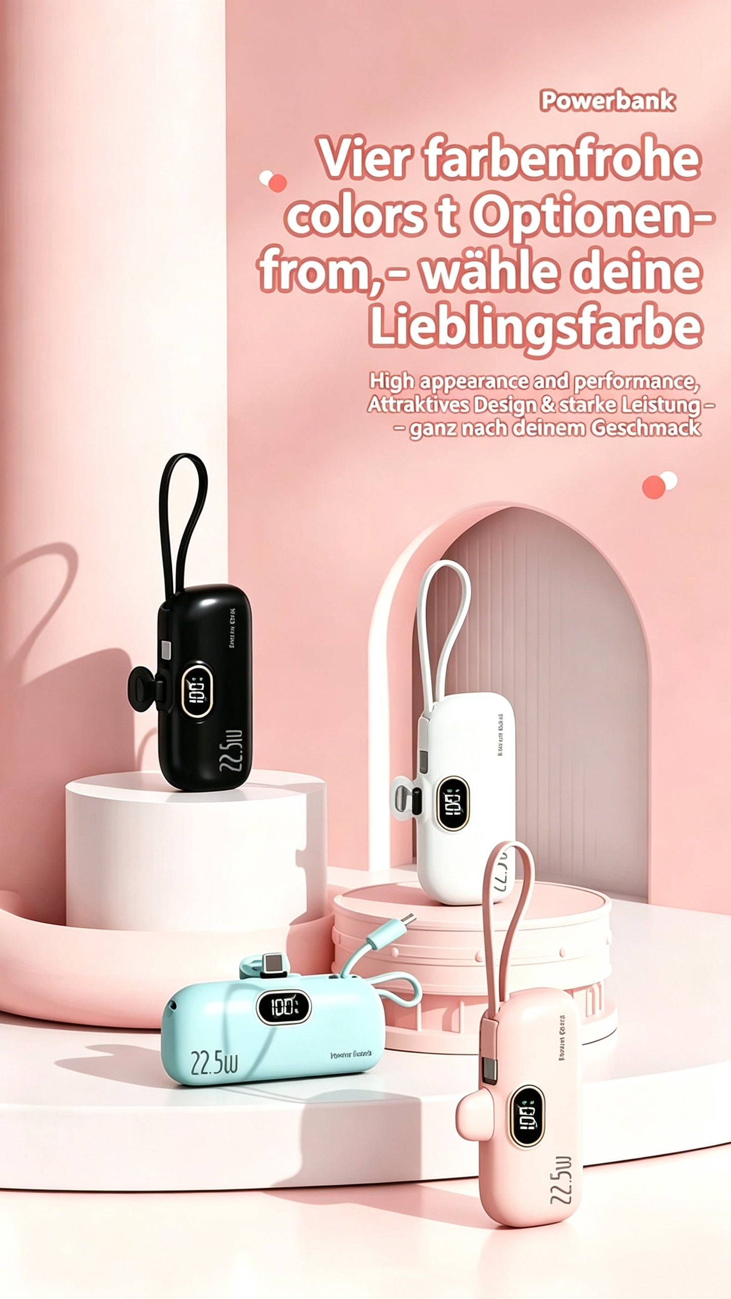 🥳💞 Über 50.000 Stück verkauft!⚡🔋📱Mini-Powerbank 5000mAh – Tragbar, Schnellladung & Perfekt für Unterwegs ✨