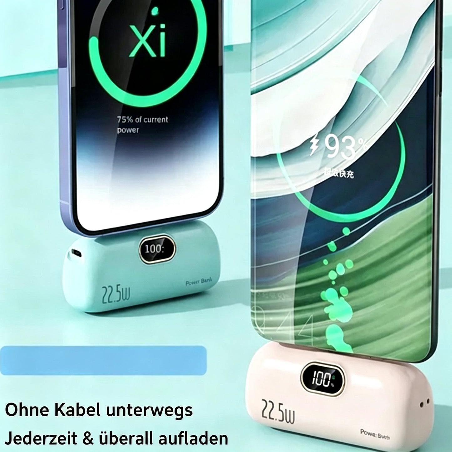 🥳💞 Über 50.000 Stück verkauft!⚡🔋📱Mini-Powerbank 5000mAh – Tragbar, Schnellladung & Perfekt für Unterwegs ✨