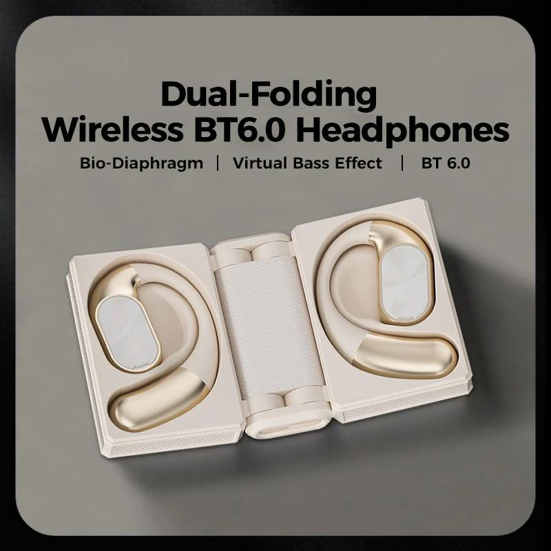 Kabellose Ohrhörer Bluetooth 6.0 mit Geräuschunterdrückung, 145 Stunden lange Akkulaufzeit, IPX5 wasserdichte Sport-Ohrhörer