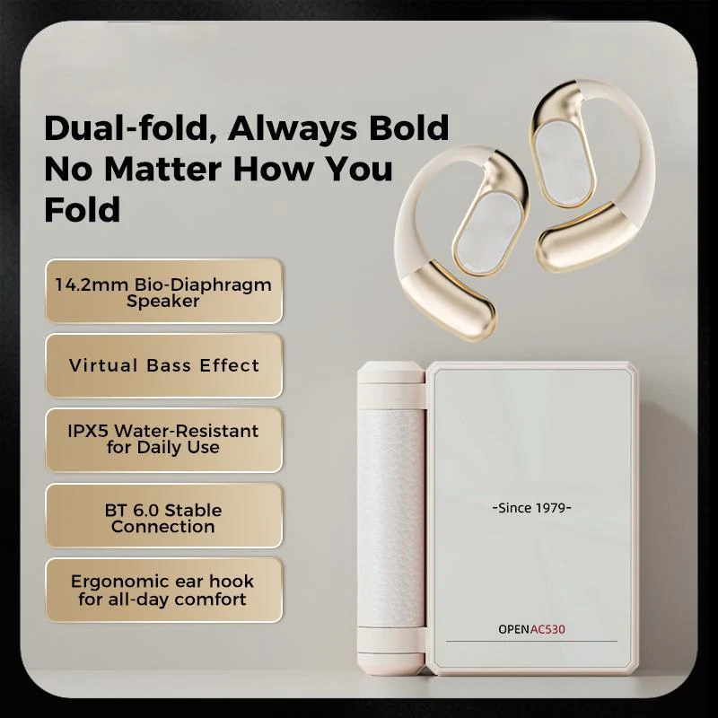 Kabellose Ohrhörer Bluetooth 6.0 mit Geräuschunterdrückung, 145 Stunden lange Akkulaufzeit, IPX5 wasserdichte Sport-Ohrhörer