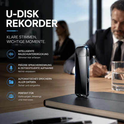2-in-1 USB-Sprachaufnehmer
