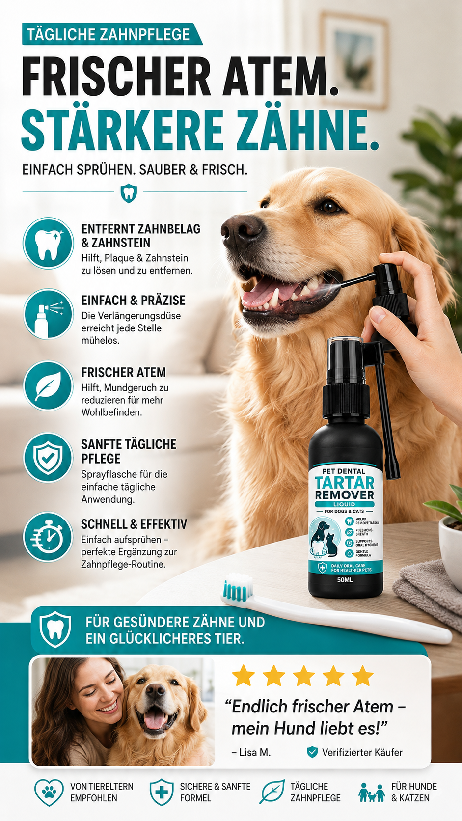 Gentle Pet Zahnpflegespray
