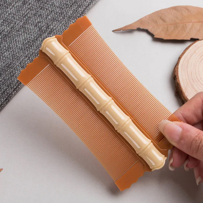 🎉🎁1 Kaufen 1 Gratis🔥Doppelseitiger Bambuskamm mit feinen Zähnen für Haarstyling