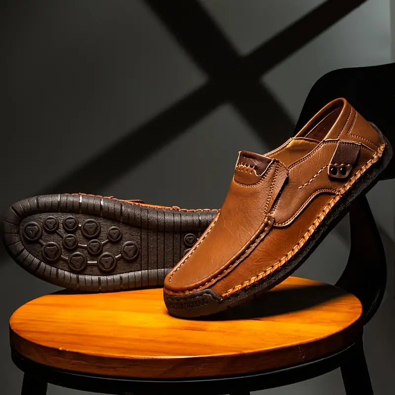 🔥Atmungsaktives Kalbsleder🔥Klassische, bequeme Lederschuhe für Herren👞